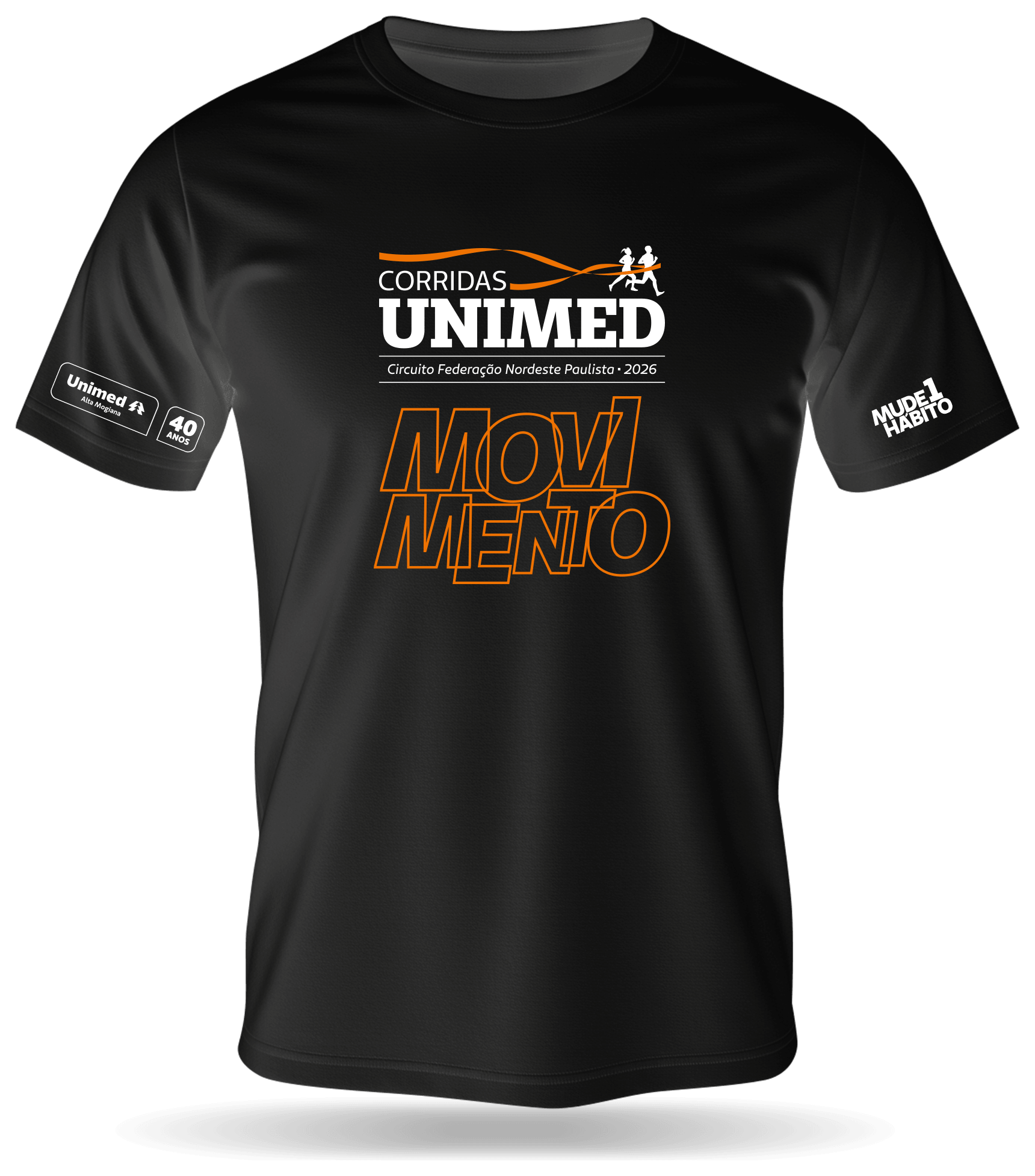 Camiseta oficial Corridas Unimed